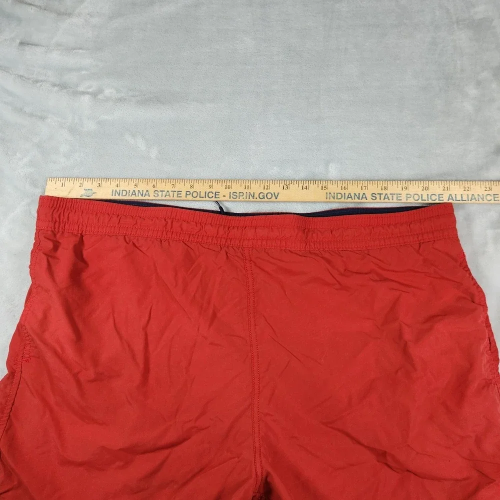 Polo Ralph Lauren‎ SOLID BRIGHT RED Mens Swim Trunks XXL Classic 90s Preppy